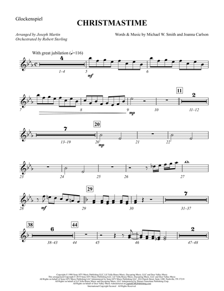 Christmastime (arr. Joseph M. Martin) - Glockenspiel