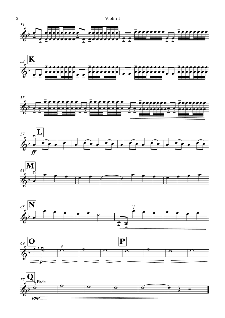 The Crown Main Theme String Quartet scores gallery preview page 4