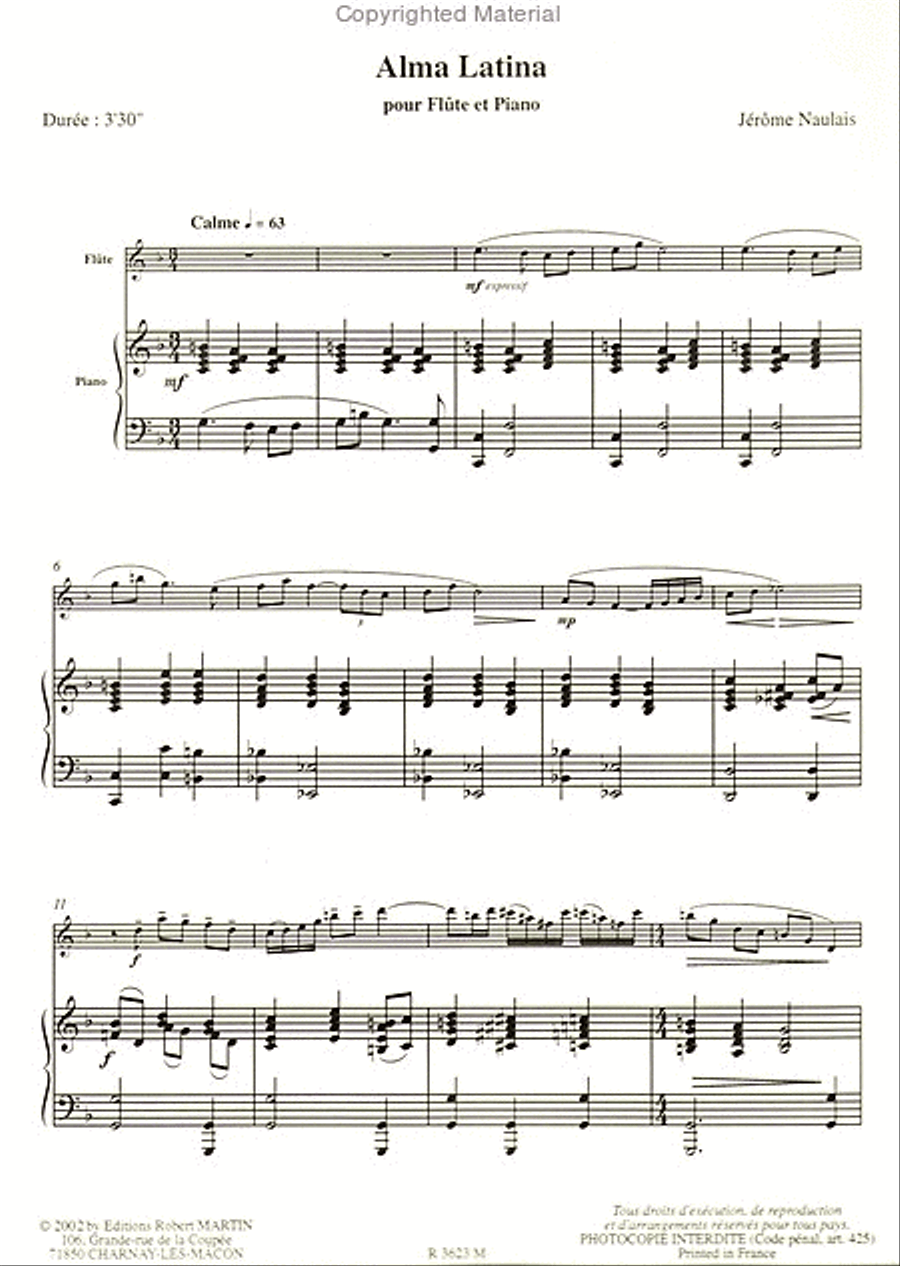 Alma latina Piano Accompaniment scores gallery preview page 2