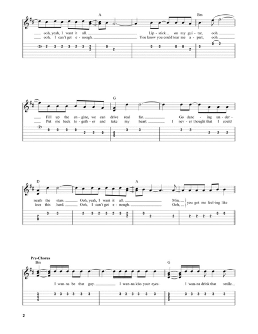 Shivers Acoustic Guitar scores gallery preview page 2