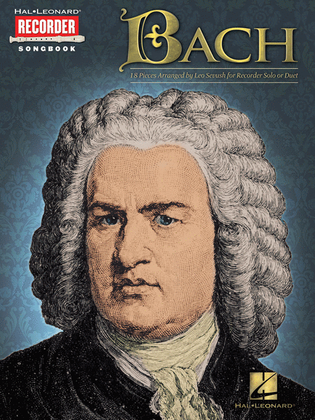 Book cover for Bach for the Recorder