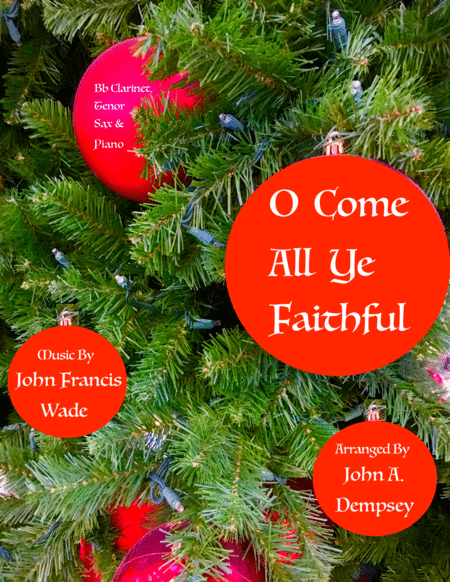 O Come All Ye Faithful (Trio for Clarinet, Tenor Sax and Piano) image number null