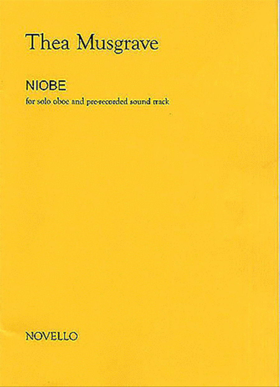 Thea Musgrave: Niobe Thea Musgrave: Niobe Oboe scores gallery preview page 1