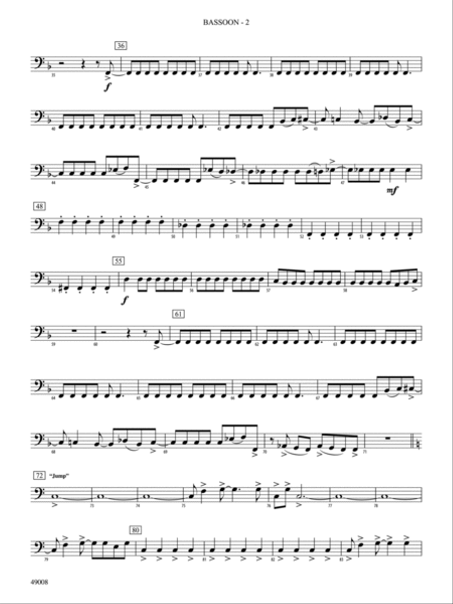 Van Halen Hits: Bassoon Full Orchestra scores gallery preview page 2