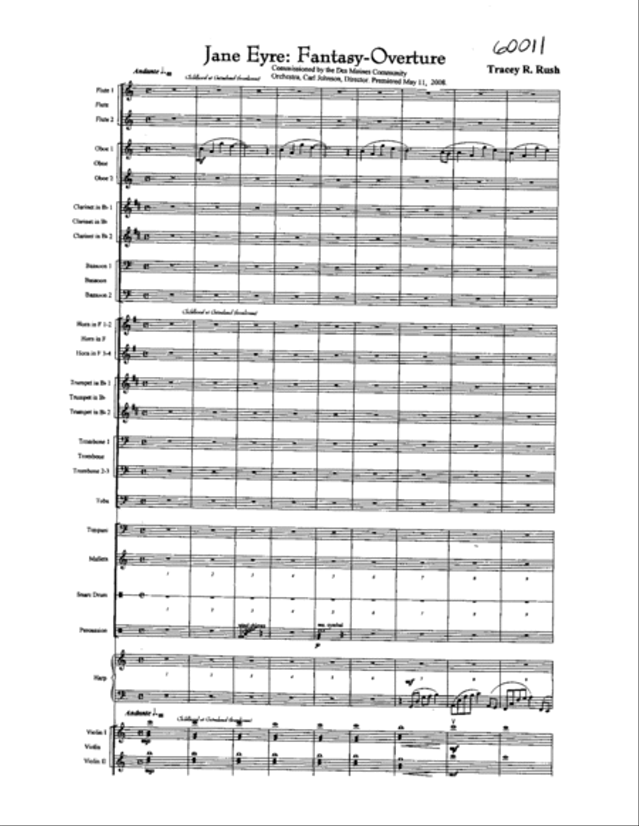Jane Eyre: Fantasy - Overture Orchestra scores gallery preview page 2