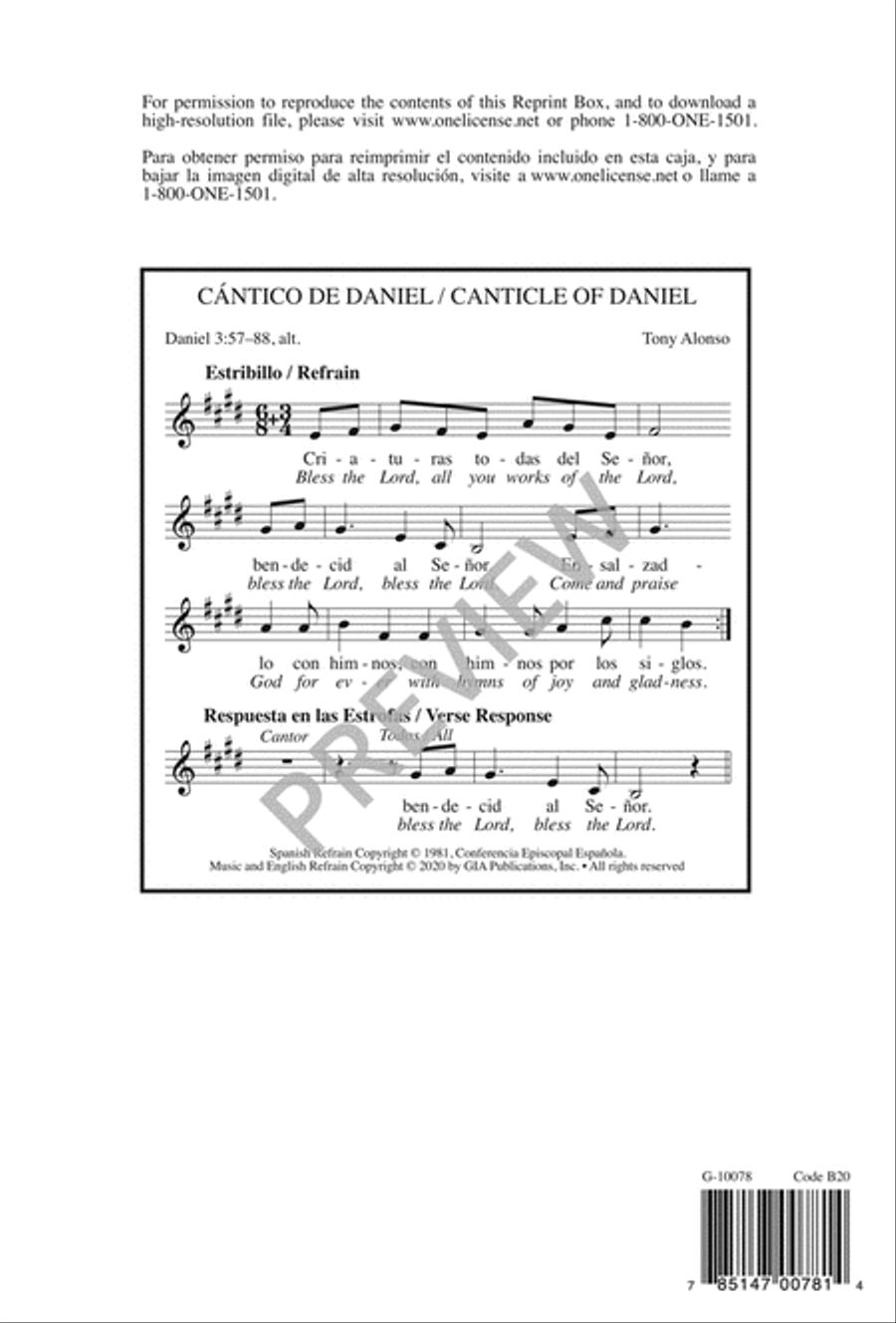 Cántico de Daniel / Canticle of Daniel 3-Part scores gallery preview page 18