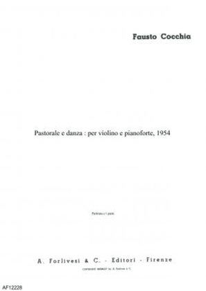 Book cover for Pastorale e danza