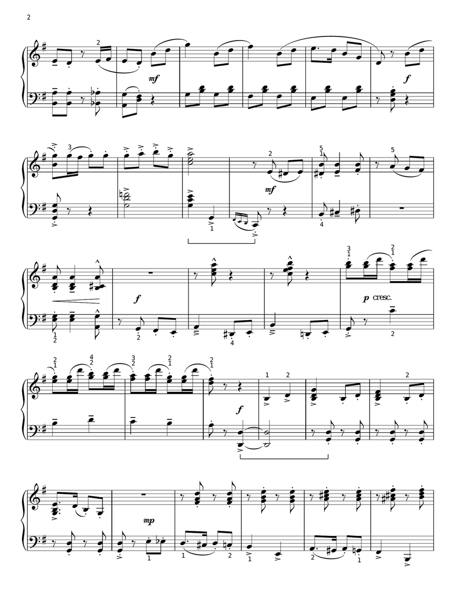 Be Our Guest [Classical version] (from Beauty And The Beast) (arr. Phillip Keveren) Piano Solo scores gallery preview page 2