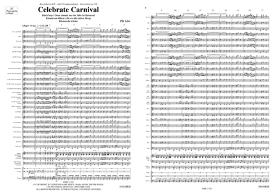 Celebrate Carnival Concert Band scores gallery preview page 3