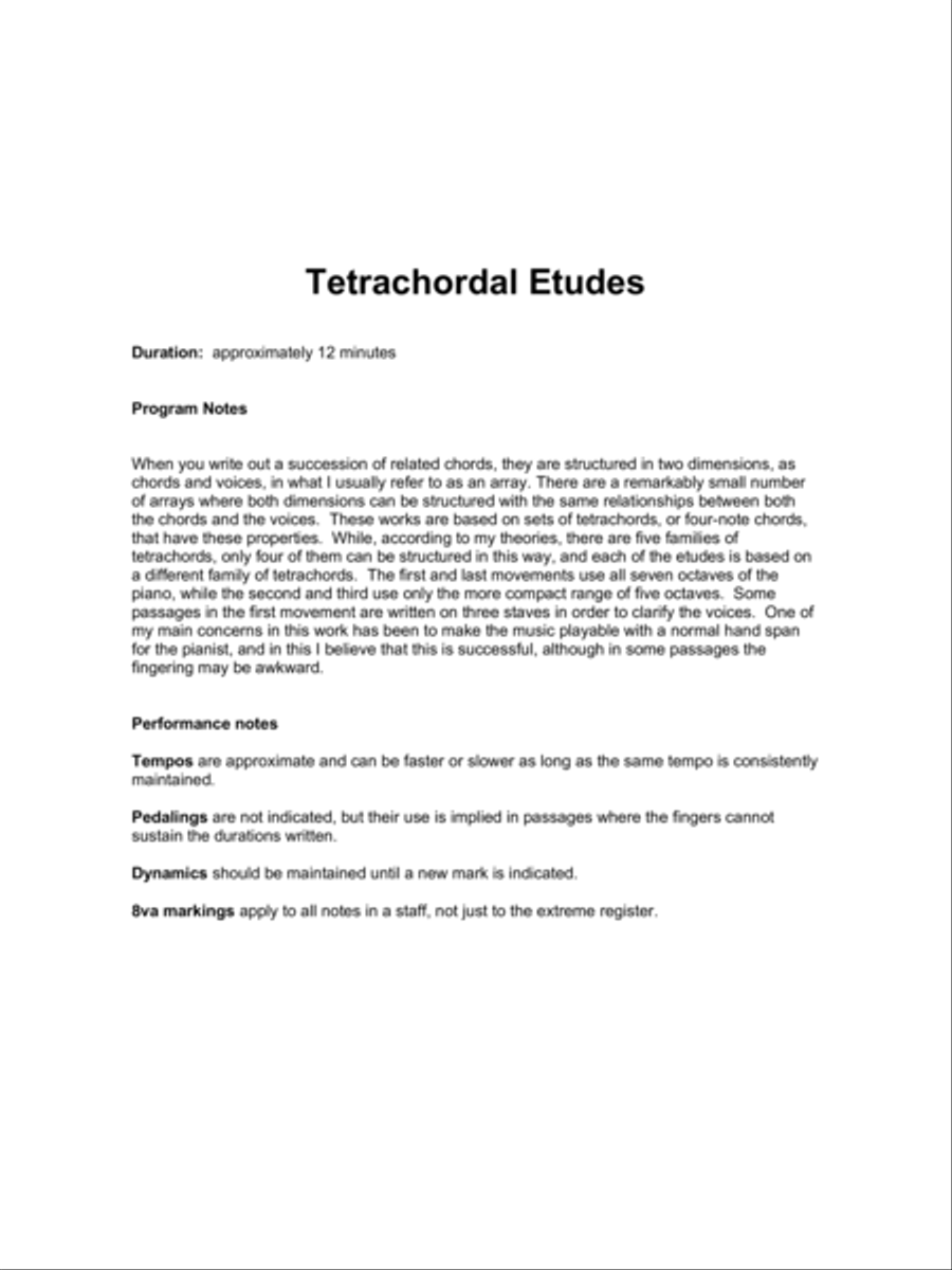 [Howe] Tetrachordal Etudes Piano Method scores gallery preview page 3