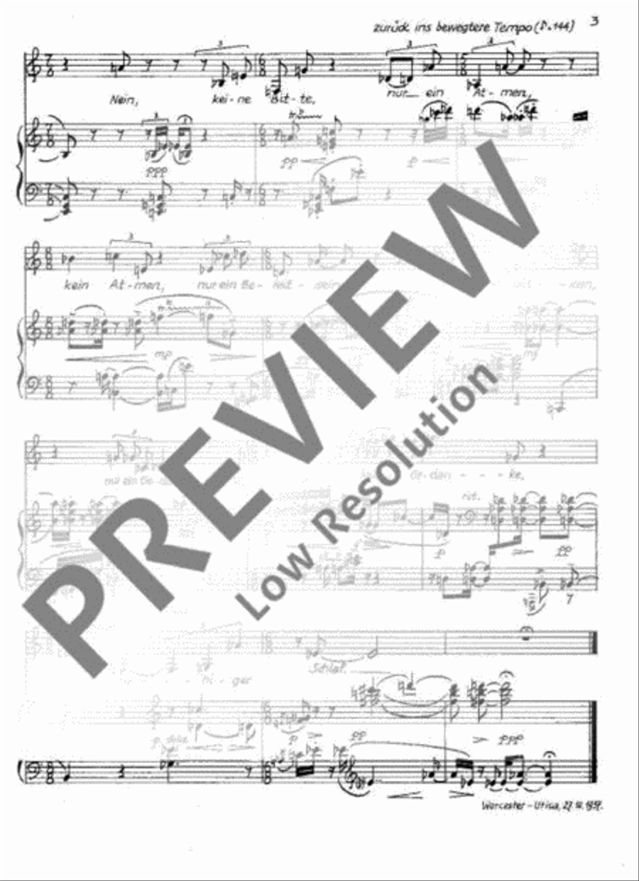 5 Lieder nach Kafka 5 Lieder nach Kafka Voice Solo scores gallery preview page 6
