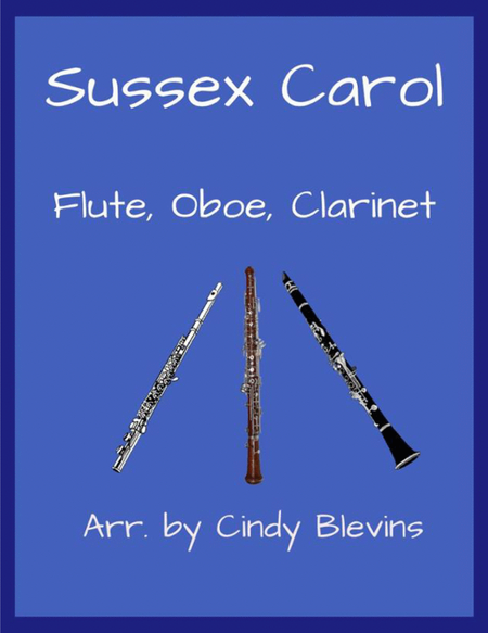 Sussex Carol, for Flute, Oboe and Clarinet image number null