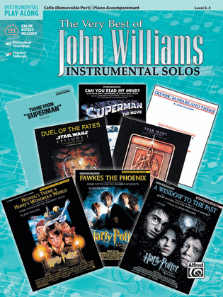 Book cover for The Very Best of John Williams - Cello (Book/audio)