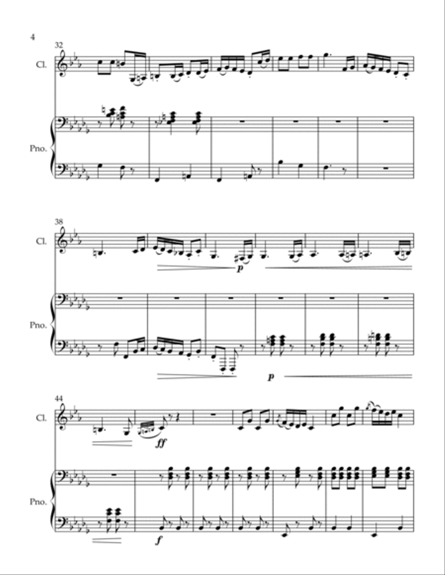 Dervish Dance Dervish Dance B-Flat Clarinet scores gallery preview page 4