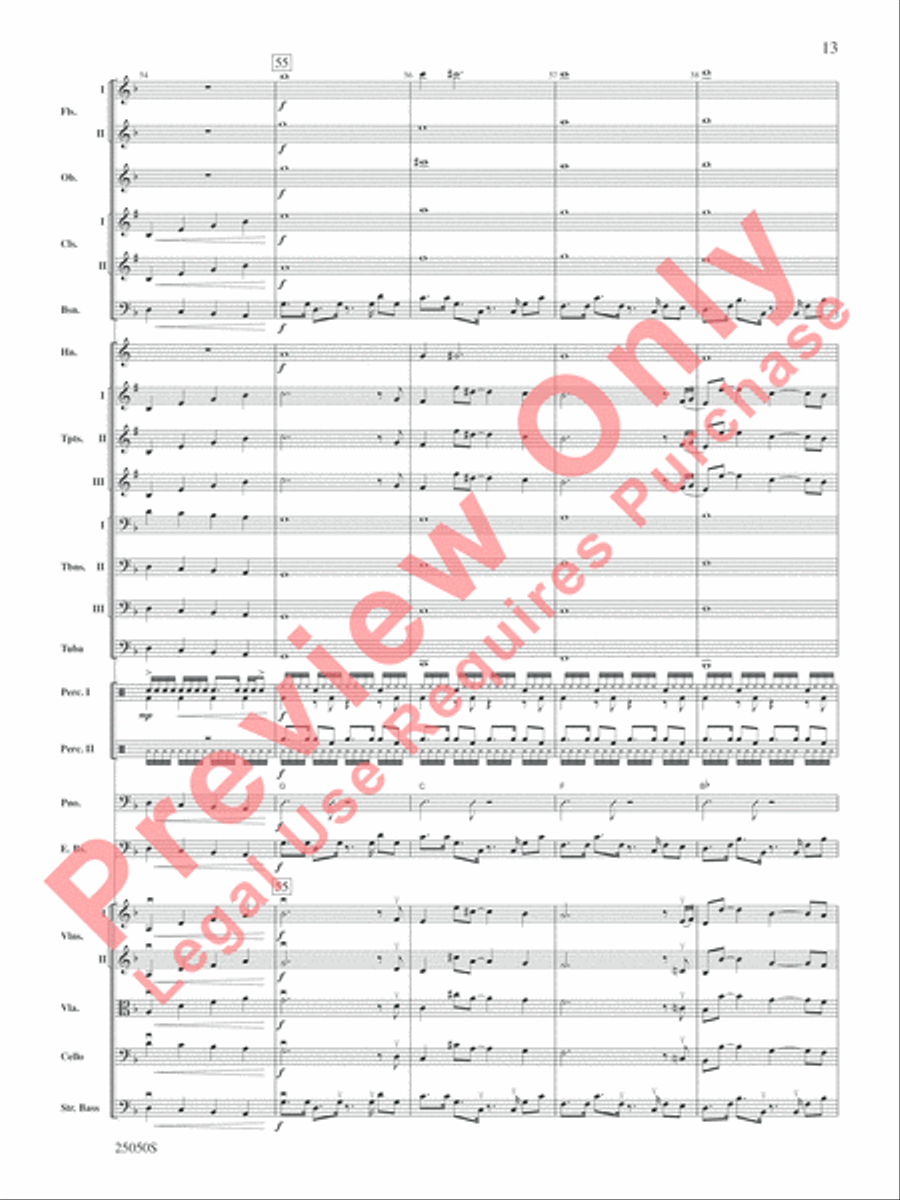 The Children of Sanchez The Children of Sanchez Full Orchestra scores gallery preview page 14