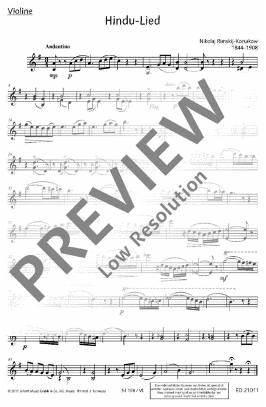 Hindu Song String Trio scores gallery preview page 5