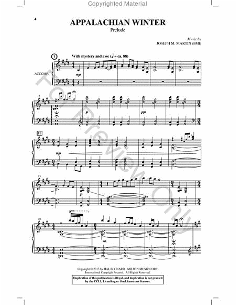 Appalachian Winter Appalachian Winter Choir scores gallery preview page 3