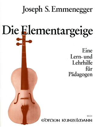Book cover for The elementary violin