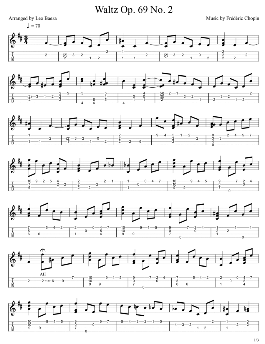 Waltz Op. 69 No.2 image number null