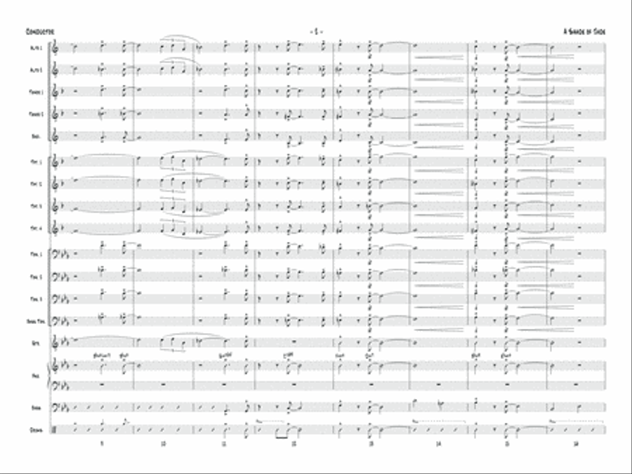 A Shade of Jade: Score Jazz Ensemble scores gallery preview page 4