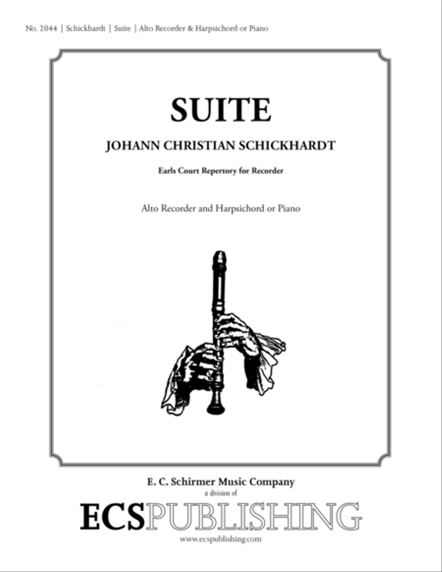 Suite Alto Recorder scores gallery preview page 1