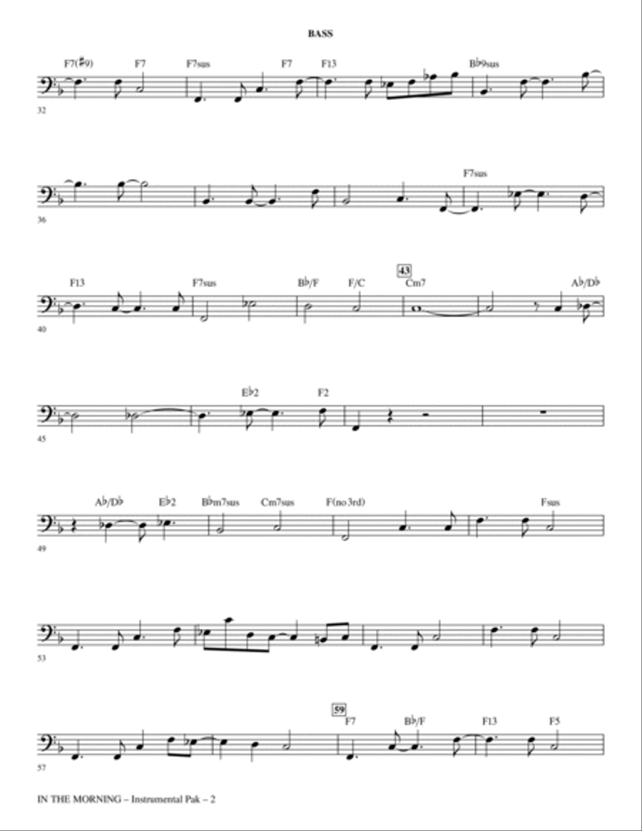 In The Morning - Bass Choir scores gallery preview page 2