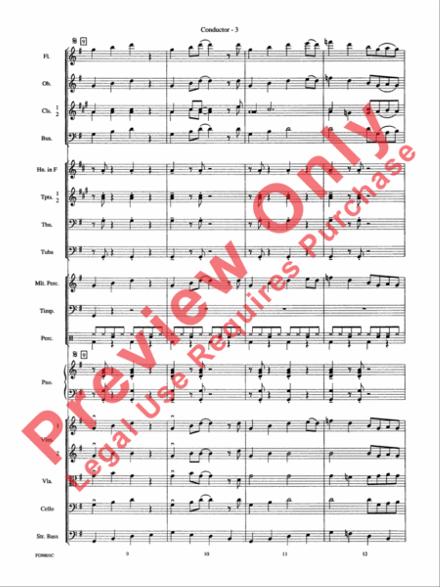 (We're Gonna) Rock Around the Clock Full Orchestra scores gallery preview page 5