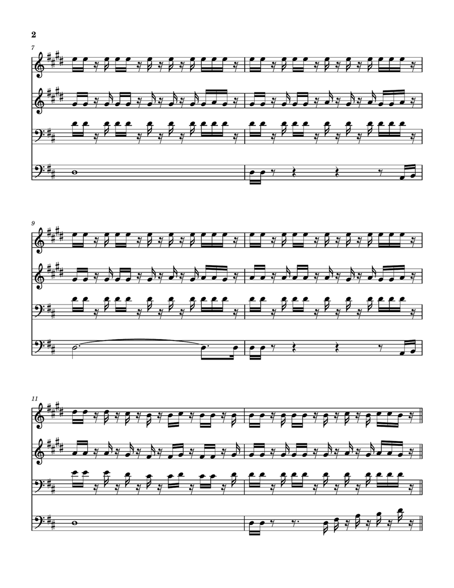 Medley: Dialogue (Part I) with Dialogue (Part II) Woodwind Quartet scores gallery preview page 3