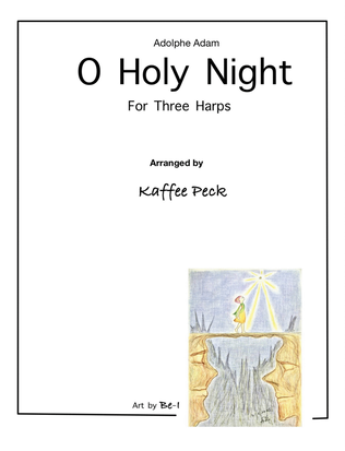 Book cover for O Holy Night (for three harps)