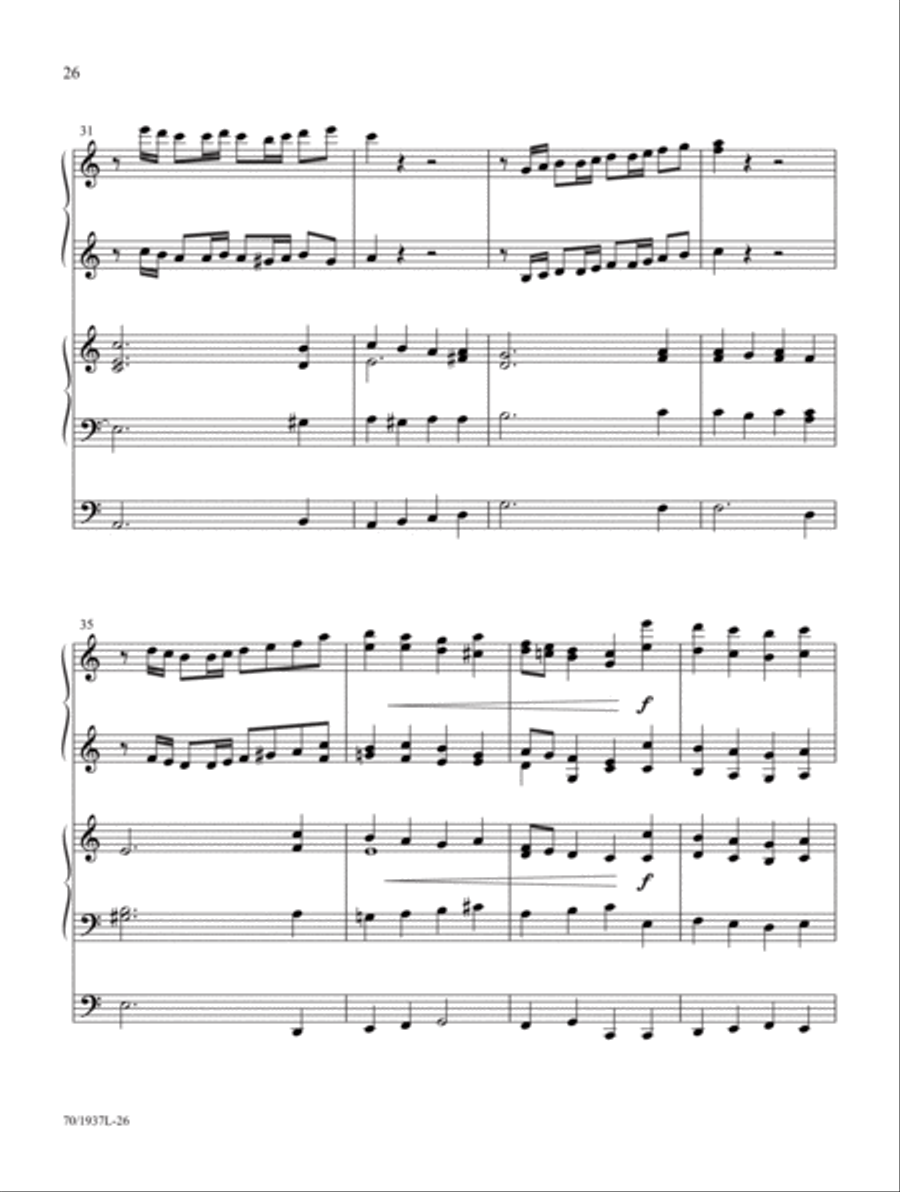 Festive Preludes for the Church Year Organ scores gallery preview page 22