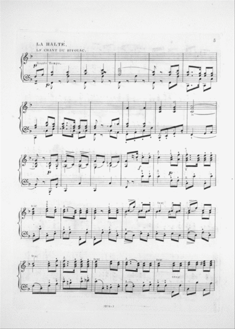 le Chant du Bivouac Bugle scores gallery preview page 5