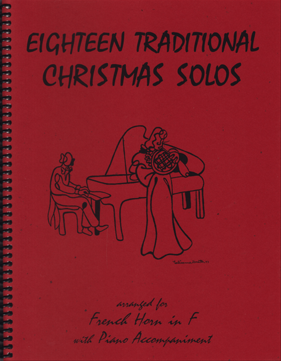 18 Traditional Christmas Solos for French Horn Horn scores gallery preview page 1