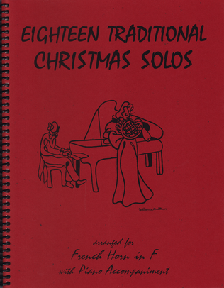 Book cover for 18 Traditional Christmas Solos for French Horn