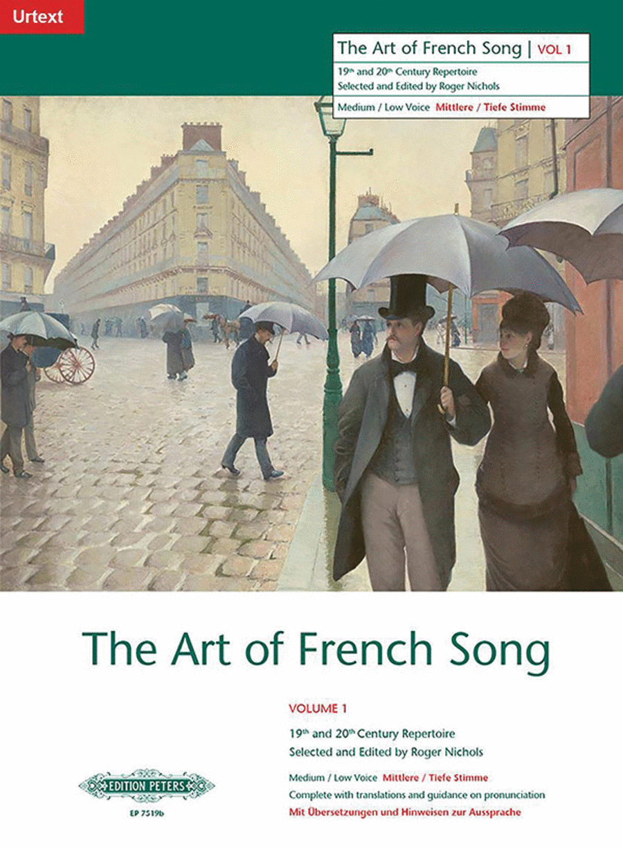 Art of French Song, Volume 1 (For low voice, piano. )