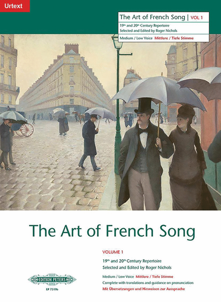 Art of French Song, Volume 1 - Low Voice