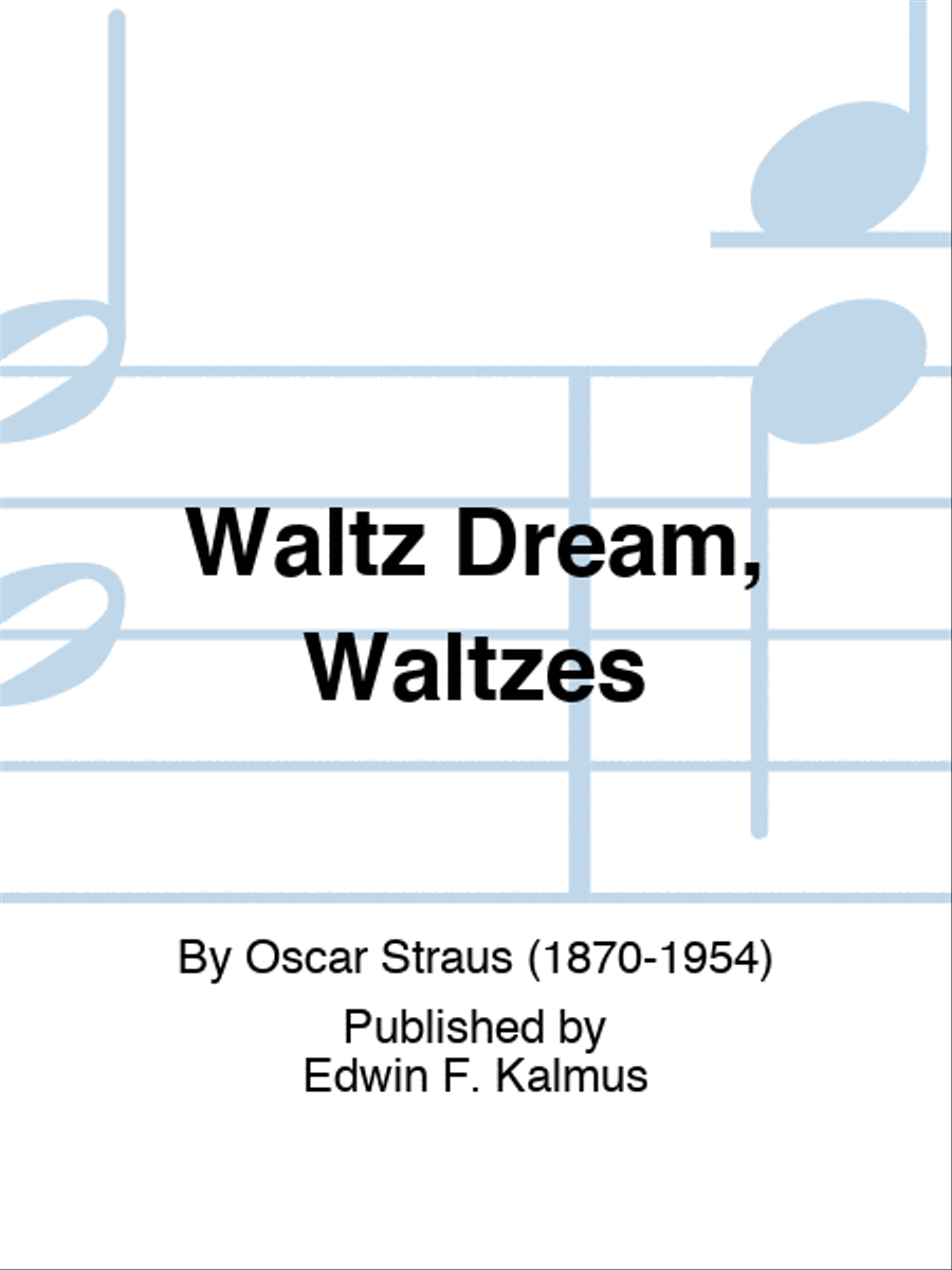 Waltz Dream, Waltzes Set of Parts scores gallery preview page 1