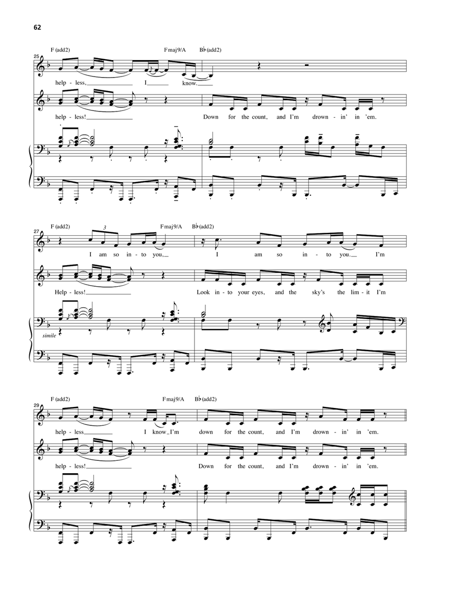 Helpless (from Hamilton) Helpless (from Hamilton) Piano, Vocal scores gallery preview page 5