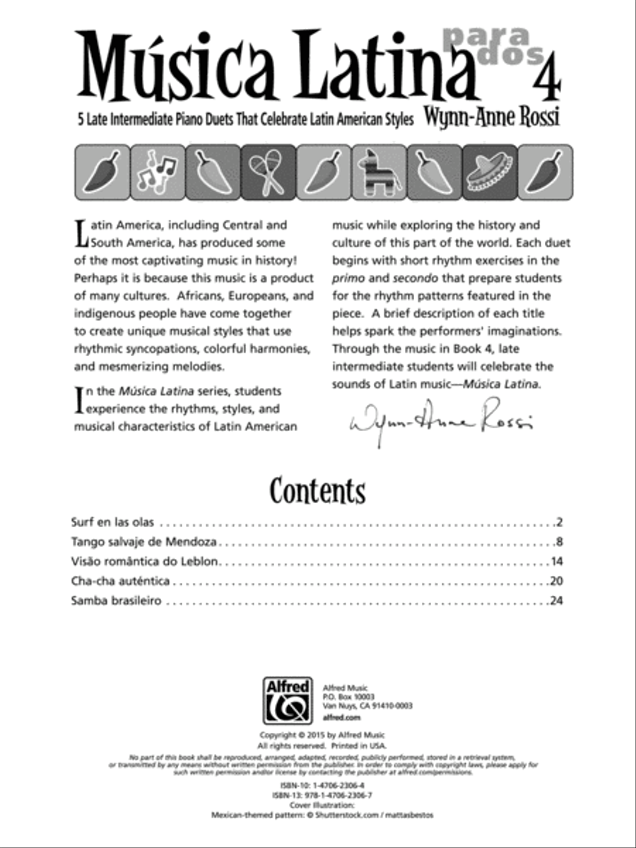 MAosica Latina para Dos, Book 4 Small Ensemble scores gallery preview page 2