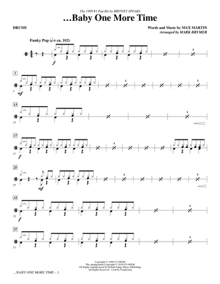 ...Baby One More Time (arr. Mark Brymer) - Drums