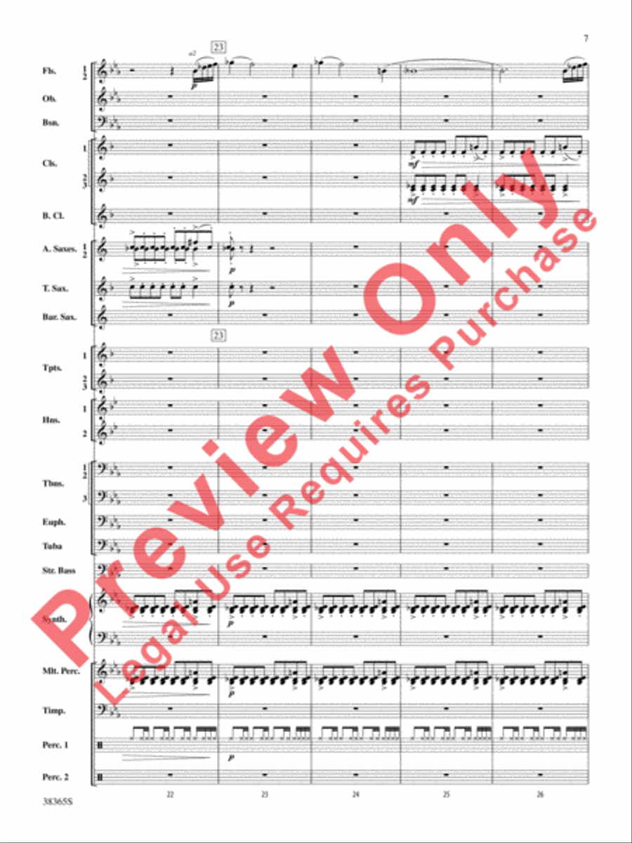 Crossroads to the Future Crossroads to the Future Concert Band scores gallery preview page 8