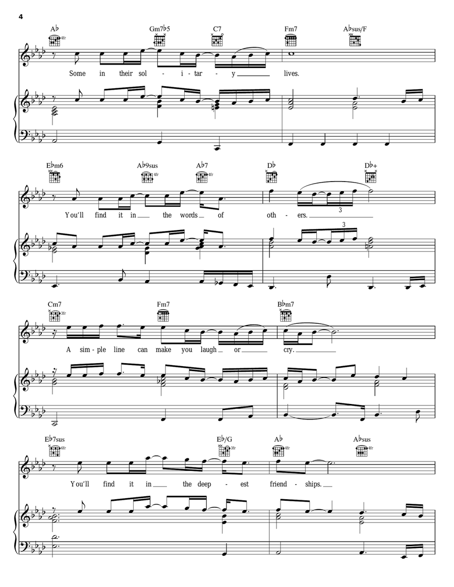 Flying Without Wings Flying Without Wings Piano, Vocal, Guitar scores gallery preview page 4