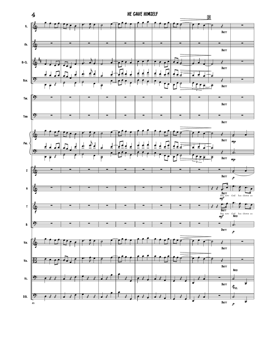 He gave himself for us He gave himself for us Divisi scores gallery preview page 4