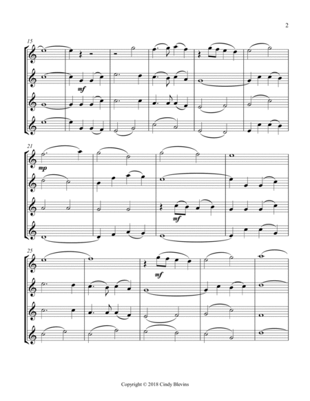 How Great Thou Art, for Three Clarinets and Bass Clarinet image number null