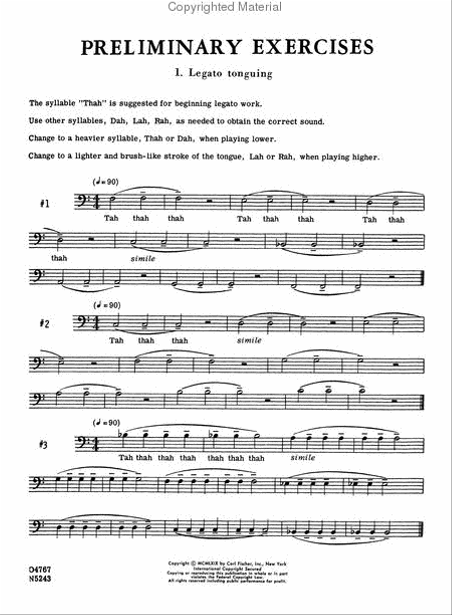 Studies in Legato Trombone scores gallery preview page 2
