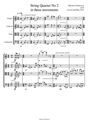 String Quartet no 2