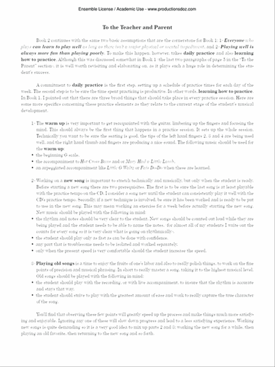Guitar for the Young, book 2 Classical Guitar scores gallery preview page 2