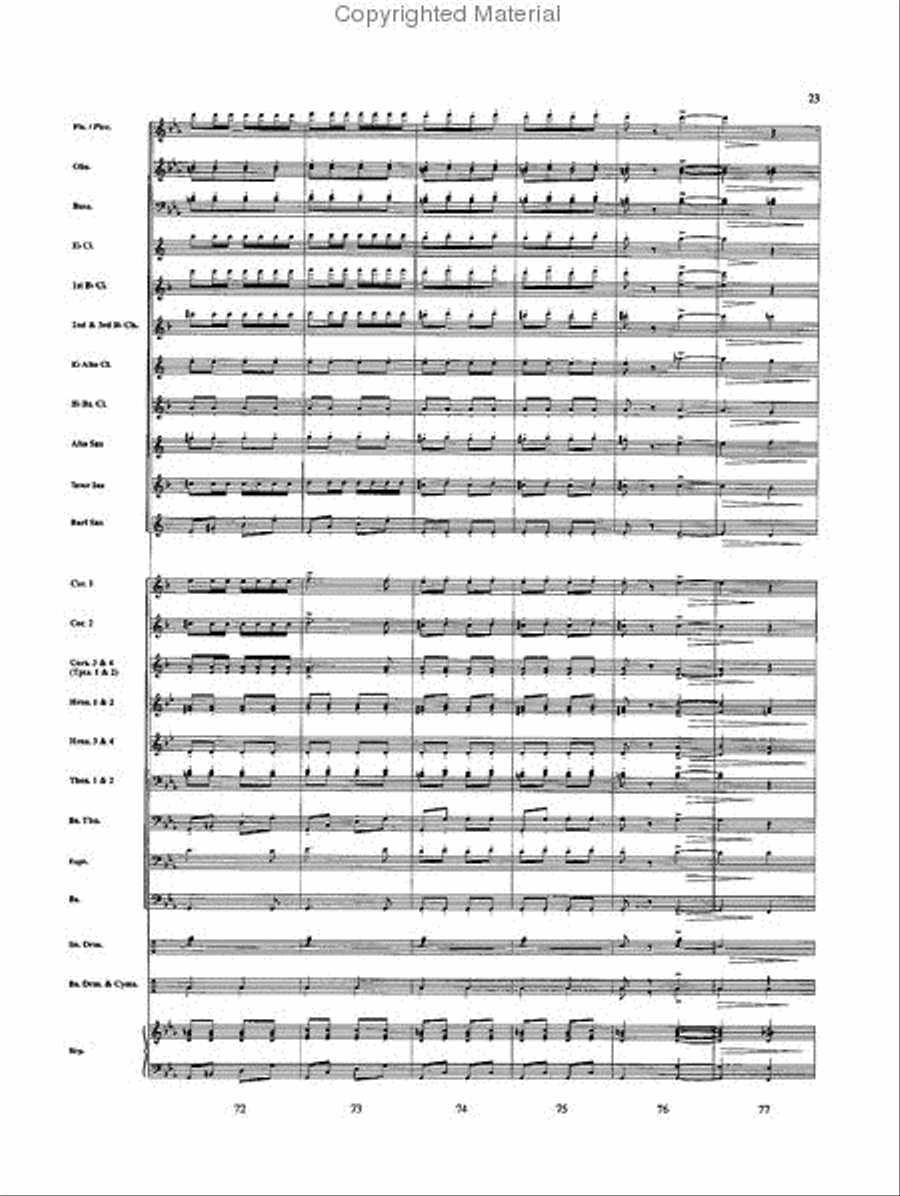El Capitan Concert Band scores gallery preview page 13
