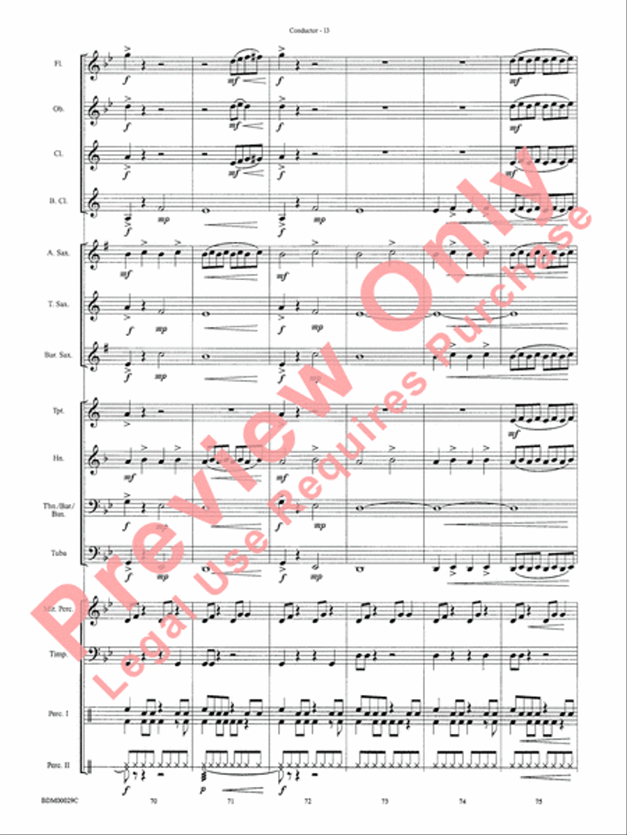 Serengeti Dreams Serengeti Dreams Concert Band scores gallery preview page 15