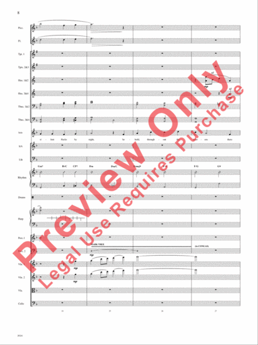 Go, Tell It on the Mountain Choir scores gallery preview page 8