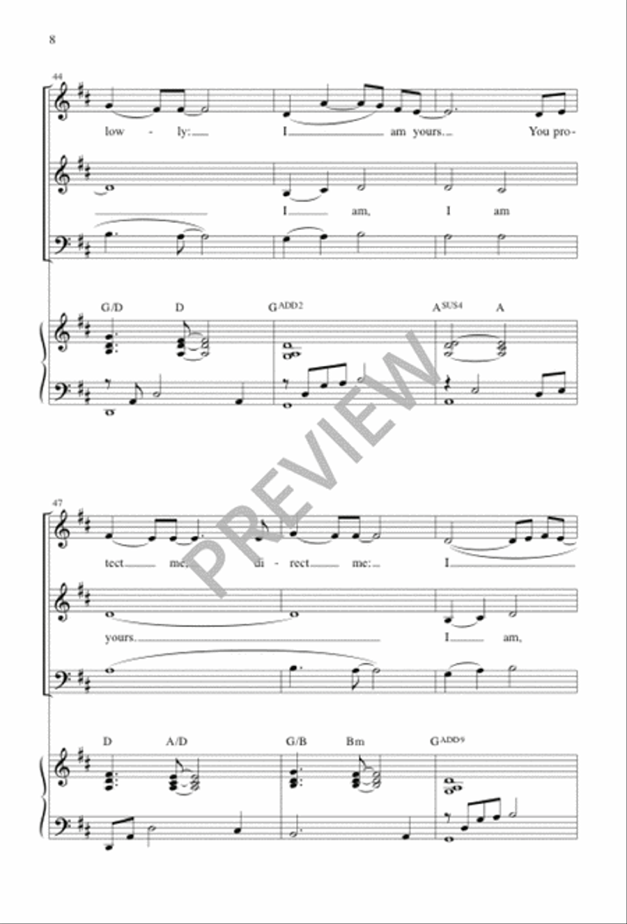 Yours 3-Part scores gallery preview page 8